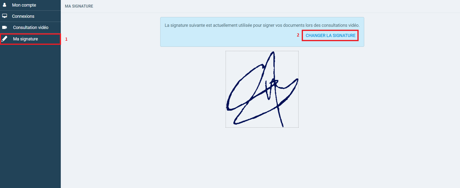 Intégrer et modifier une signature Rubrique d