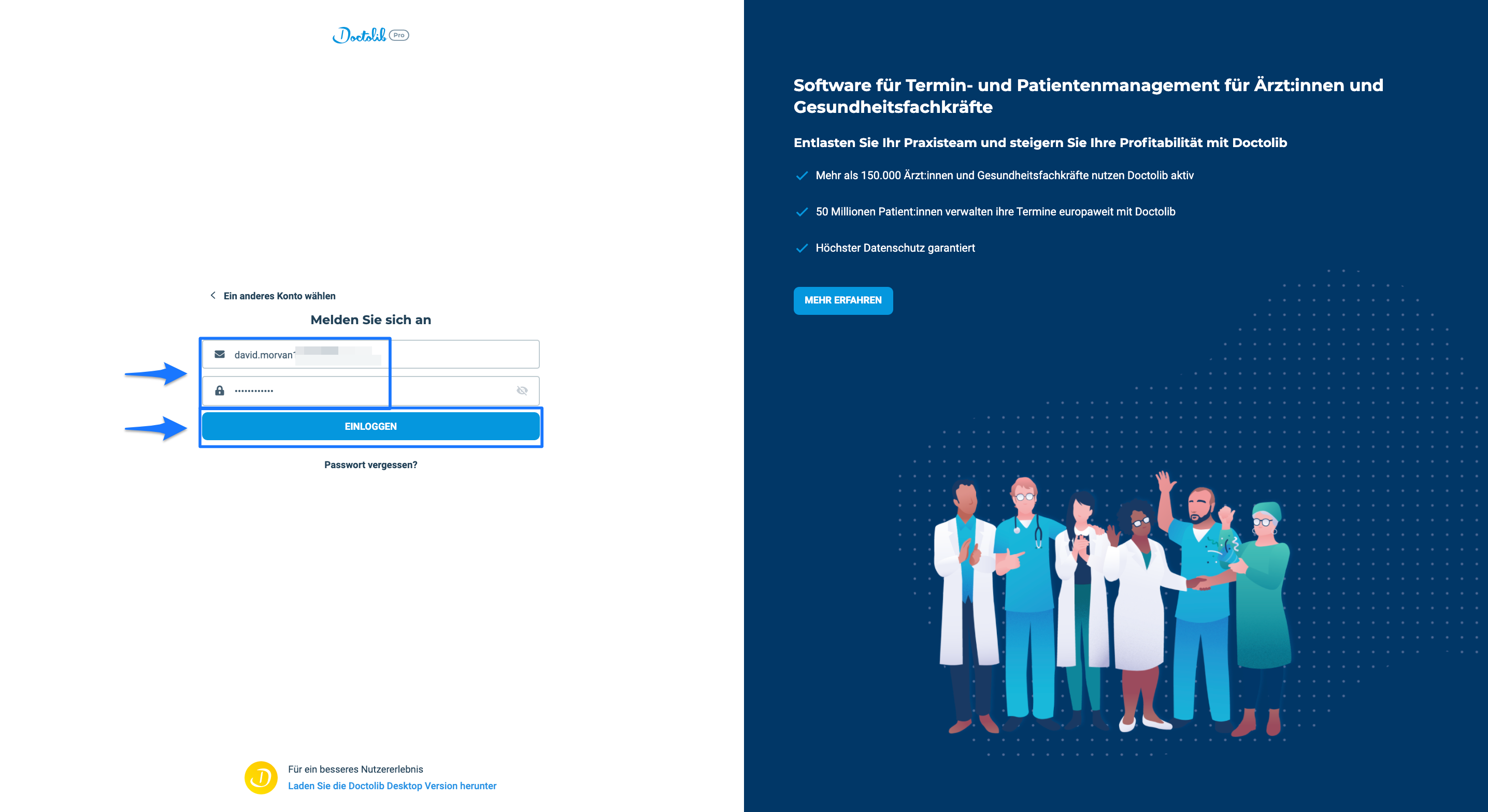 So Funktioniert Der Log-In Zu Ihrem Doctolib Terminkalender – Hilferubrik