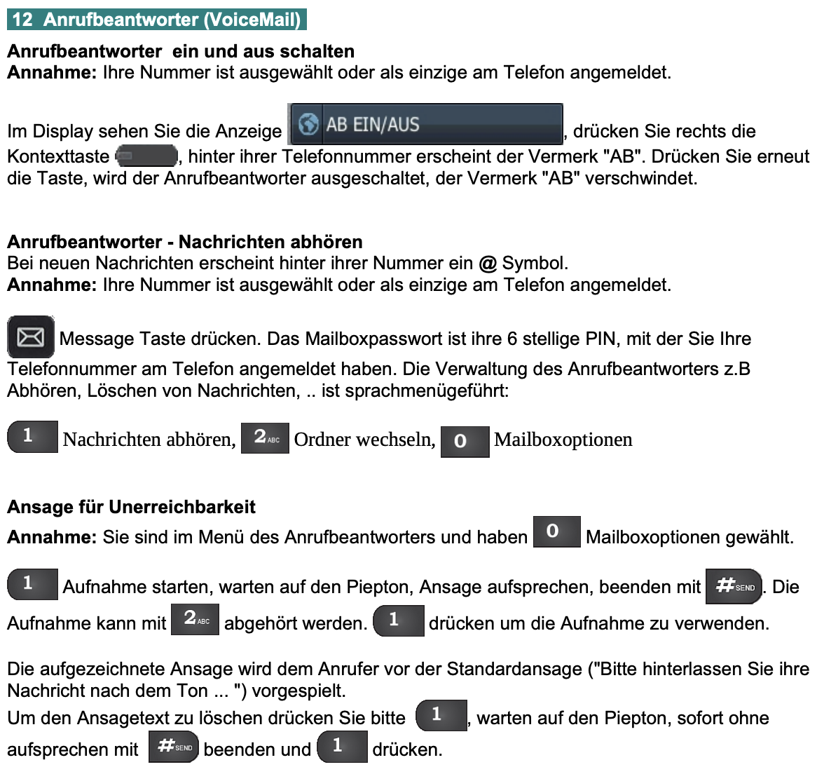 Meinen Anrufbeantworter optimal einrichten Hilferubrik